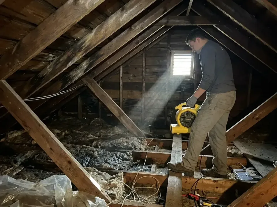 attic-water-damage-drying-proc-007 — frequently asked questions, Emergency Water Extraction & 24/7 Flood Response in Grand B…
